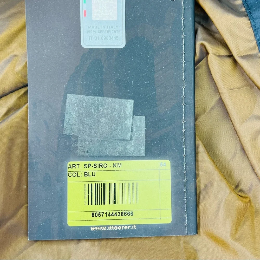 MooRER‎ SP-SIRO-KM Blue Double Breasted Goose Down Jacket